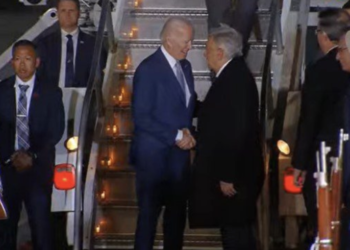 Joe Biden llega a México para Cumbre de América del Norte