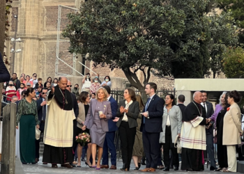 Jill Biden y Beatriz Gutiérrez visitan la Basílica de Guadalupe
