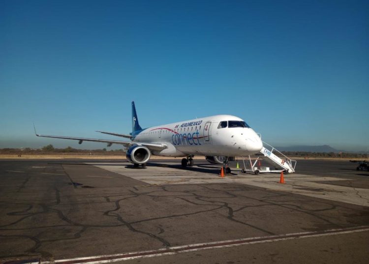 Recibe balazo avión de Aeroméxico en Culiacán