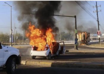 Reporta SSP-Sinaloa 18 narcobloqueos activos