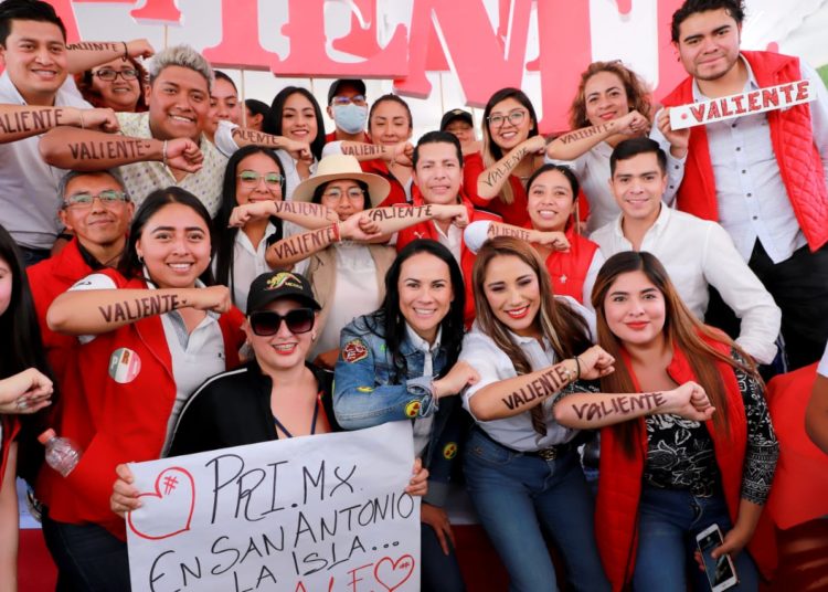 Llama Alejandra Del Moral a la militancia priista a construir un proyecto de inclusión y unidad