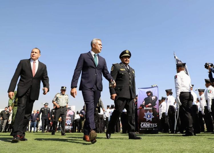 Se incorporan 155 cadetes a la Policía de Ecatepec