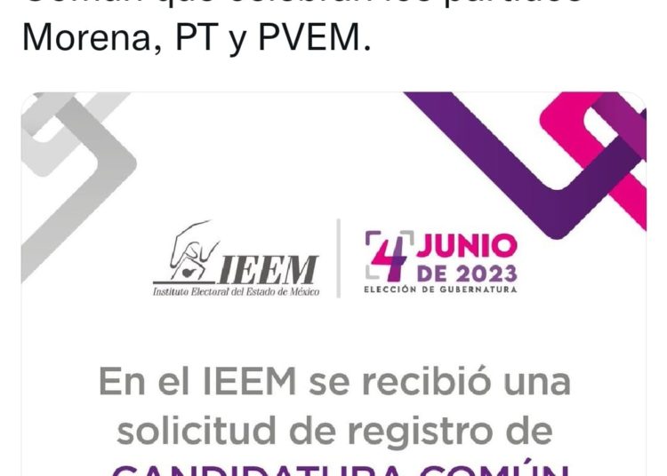 “En lo oscurito”, Morena, PT y Verde registran coalición al Gobierno del Estado de México