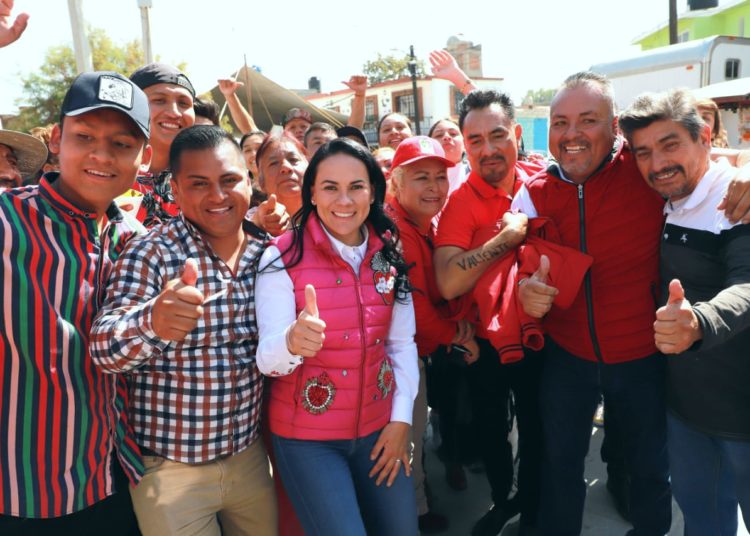 En unidad, los priistas mexiquenses trabajan por el progreso de su estado: Alejandra Del Moral