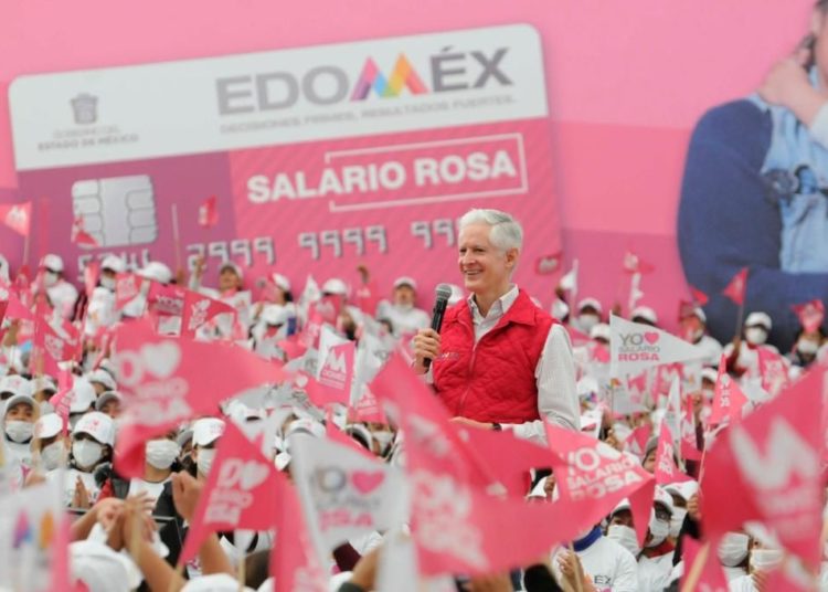 Emplean amas de casa el Salario Rosa para generar más ingresos en beneficio de sus familias: Alfredo Del Mazo
