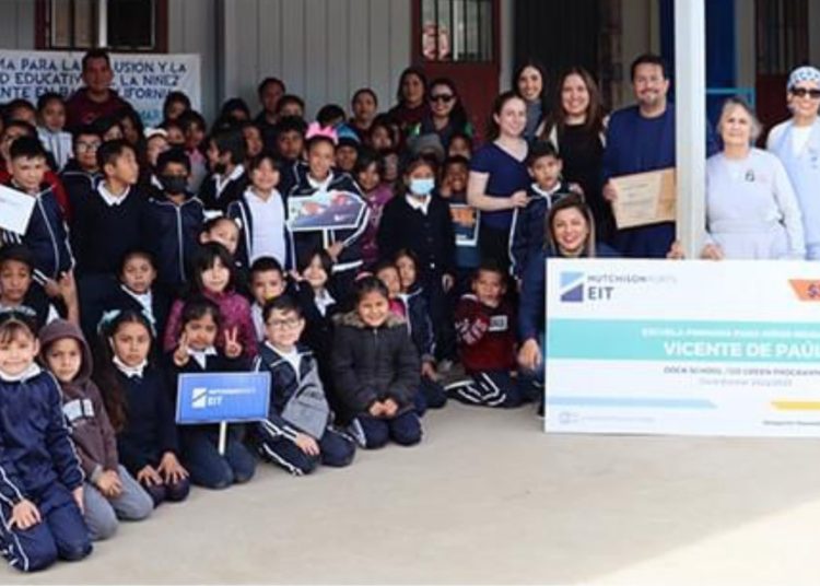 Hutchison Ports EIT apoya con infraestructura a escuela primaria del niño migrante en Ensenada BC