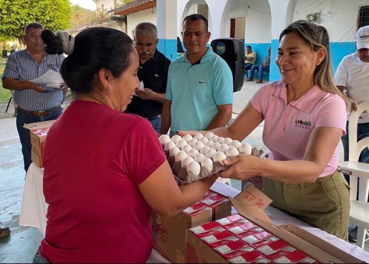 Implementa diputada programa de ayuda a canasta básica en municipio de Hidalgo