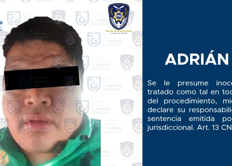 Aprehende FGJCDMX a hombre acusado de cuádruple homicidio, registrado en Xochimilco en 2016