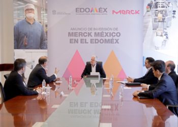 ANUNCIA ALFREDO DEL MAZO MAZA INVERSIÓN DE 20 MILLONES DE EUROS DE LA EMPRESA MERCK PARA LA AMPLIACIÓN DE SU PLANTA EN NAUCALPAN