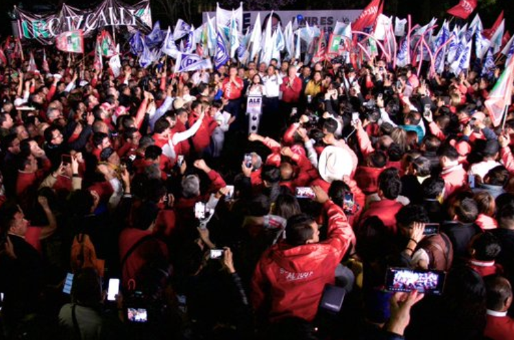 “Vamos juntos, firmes y dignos hasta la victoria”, afirma Alejandra Del Moral en el arranque de su campaña por el Edoméx