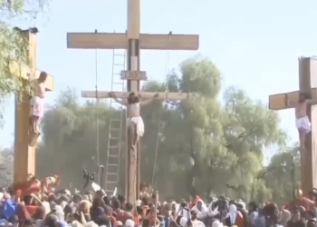 Más de dos millones asistieron a la representación de Semana Santa en Iztapalapa