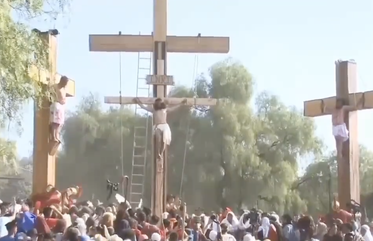 Más de dos millones asistieron a la representación de Semana Santa en Iztapalapa