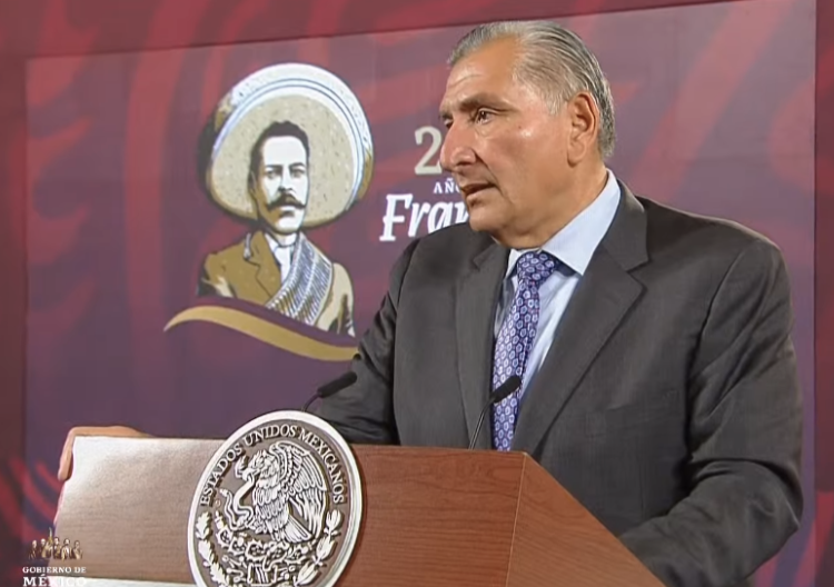 Informa Adán Augusto López que presidente se encuentra aislado y bajo tratamiento