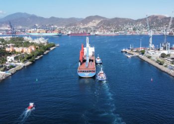 Arriba nueva grúa de 160 mdp a la terminal TIMSA de Hutchison Ports en Manzanillo