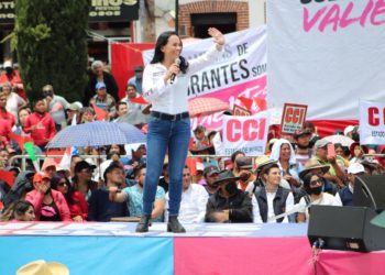 En Tianguistenco y Tenango del Valle, Alejandra Del Moral anuncia obras municipales