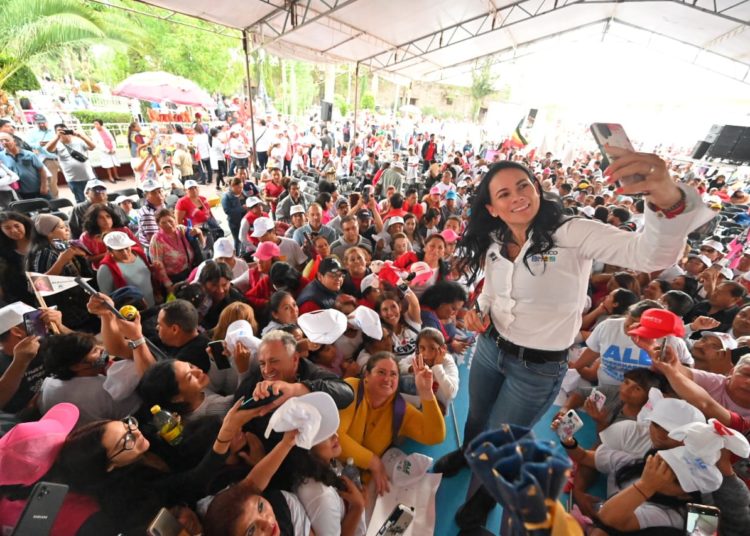 Alejandra Del Moral: El voto de los mexiquenses es esencial para lograr el triunfo y un cambio en Edomex