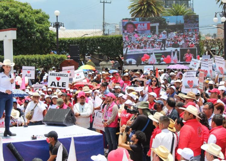 A tres semanas de la elección estamos en empate: Alejandra Del Moral