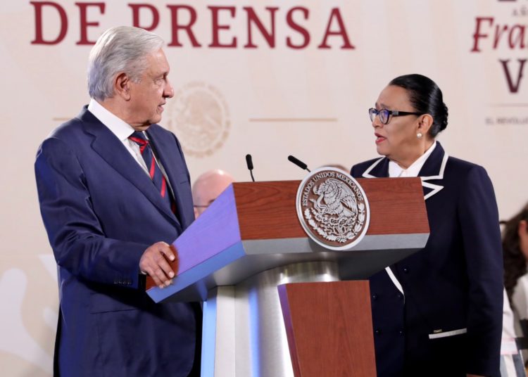 Destaca AMLO labor de Rosa Icela Rodríguez al frente de la seguridad nacional