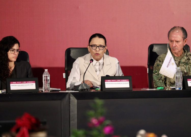 Rosa Icela Rodríguez destaca combate de Gobierno Federal contra delincuencia