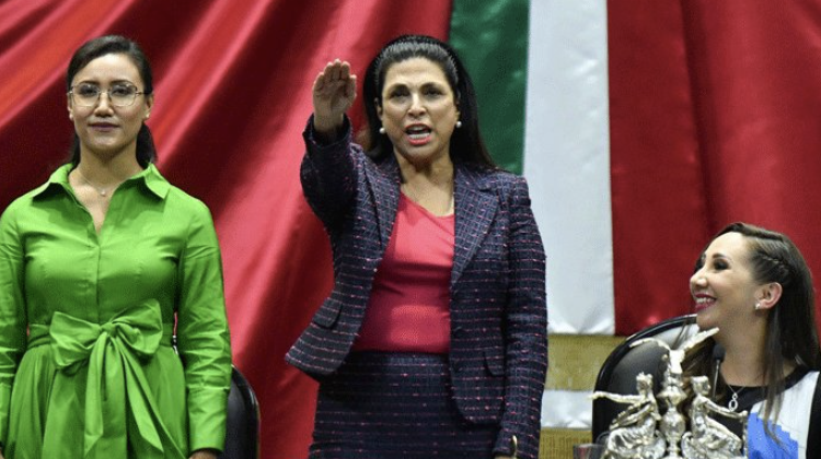 Rinden protesta como presidentas en las Cámaras: Marcela Guerra en San Lázaro y Ana Lilia Rivera en el Senado