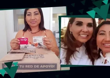 Recibe funcionaria de QR programa social como beneficiaria