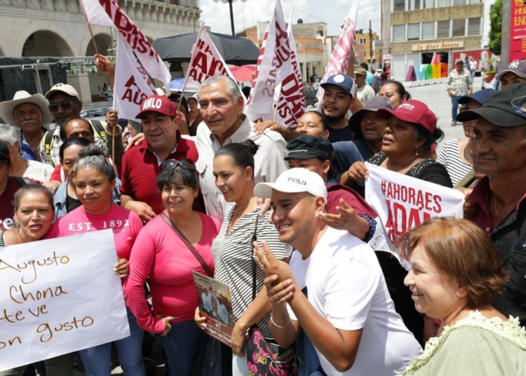 Adán Augusto destaca que se siente confiado en relación a la encuesta para convertirse en el Coordinador Nacional para la Defensa de la Cuarta Transformación