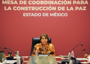 La Gobernadora Delfina Gómez dirige el trabajo con instancias de seguridad federales, estatales y locales en la Mesa de Coordinación para la Construcción de la Paz