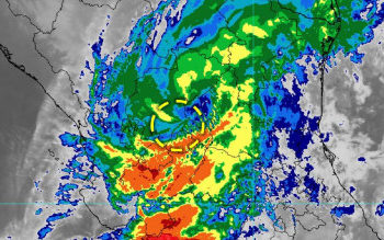‘Lidia’ se debilita a baja presión sobre Zacatecas, dejará lluvias en 10 estados