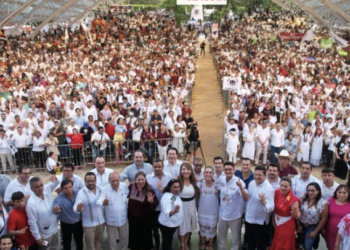 La desunión, lo único que puede afectar el movimiento: Sheinbaum en tierra de López Obrador