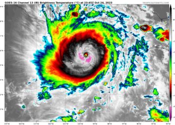 Se fortalece ‘Otis’ a categoría 4 y prevén que aumente