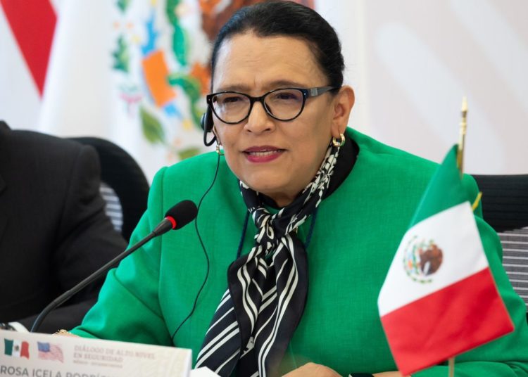 Reunión de Alto Nivel encabezada por la Secretaria de Seguridad y Protección Ciudadana, Rosa Icela Rodríguez