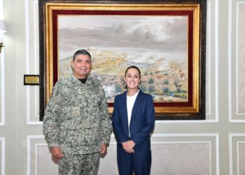 “Algo sencillo”, dice Sheinbaum sobre la protección que tendrá por parte de Sedena