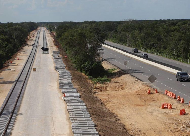 “Si tenemos suerte” hasta febrero estará funcionando todo el Tren Maya: AMLO