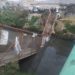 Se desploma puente peatonal en límite entre Neza y Chimalhuacán, reportan varios heridos