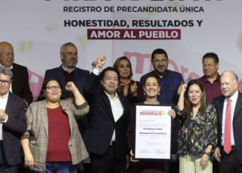 Sheinbaum recibe constancia como precandidata única por alianza Morena, PT y PVEM a la Presidencia