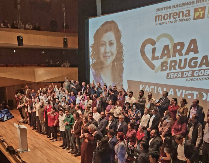 Clara Brugada arranca precampaña por la CDMX rumbo al 2024, destaca la unidad en Morena y reconoce a Harfuch