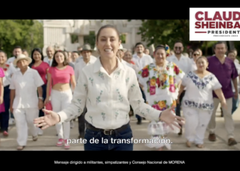 Lanza Claudia Sheinbaum primer spot como precandidata a la Presidencia