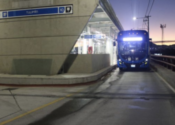 Arranca operación de la estación Tulipán del Trolebús Elevado tras un año de atraso