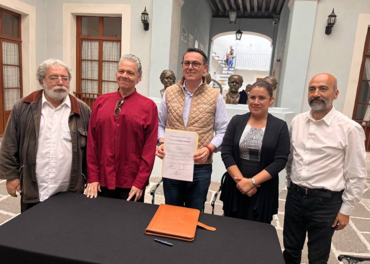 Máximo Serdán, bisnieto de Aquiles Serdán, va por la candidatura de Morena a la alcaldía de Puebla