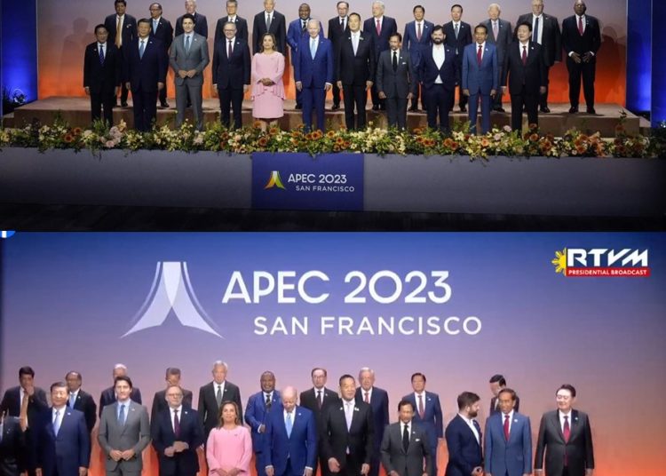 Se toma AMLO foto en APEC cerca de la presidenta de Perú, Dina Boluarte