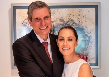 Claudia Sheinbaum y José María Tarriba se casaron este viernes