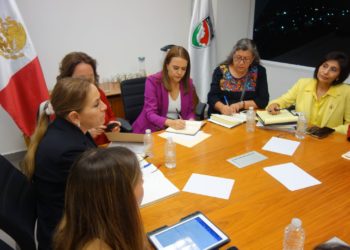 Clara Luz Flores lidera reunión para mejorar el Banco de Datos Forenses