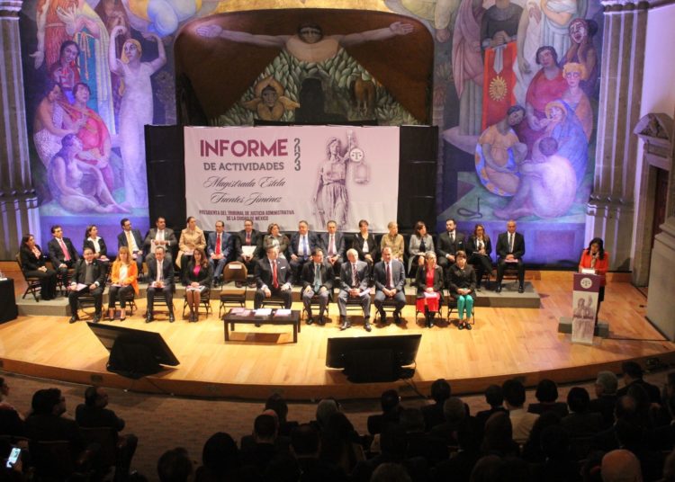 El Tribunal de Justicia Administrativa de la Ciudad de México presenta su Informe de Actividades 2023