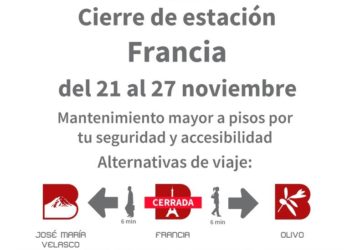 Continúa Metrobús con cierres parciales de estaciones
