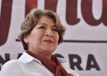 Promete Delfina Gómez seguridad a pobladores de Texcaltitlán