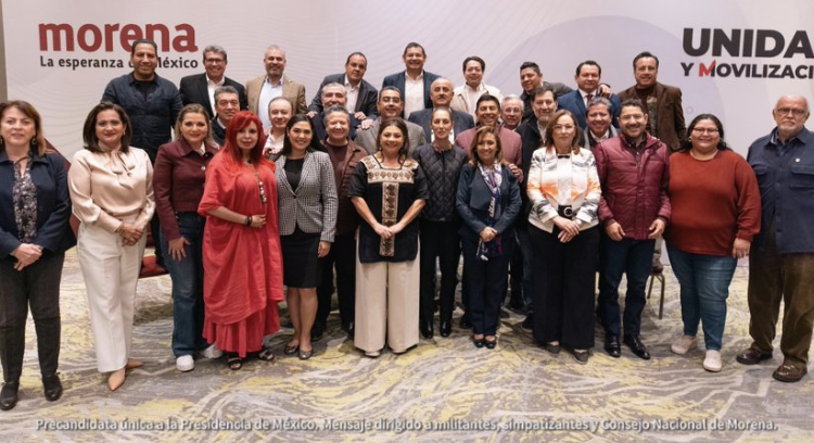 Gobernadores y precandidatos cierran filas con Sheinbaum