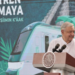 Devela AMLO placa de primera etapa del Tren Maya
