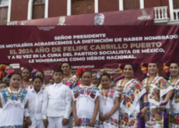 Municipio de Motul nombra héroe nacional al presidente López Obrador