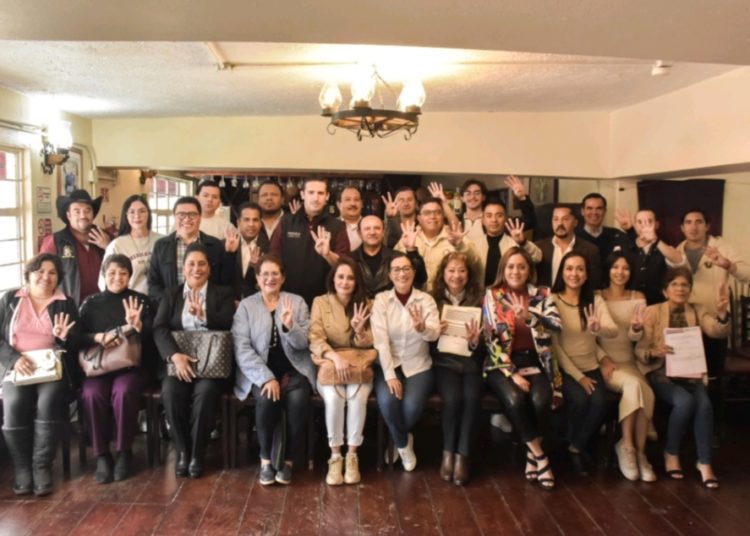 Aspirantes de Morena en Tlalpan cierran filas en apoyo a la candidatura de Pedro Haces Lago