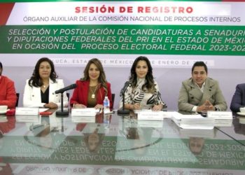 Registra PRI del Estado de México a aspirantes al Senado y diputaciones federales
